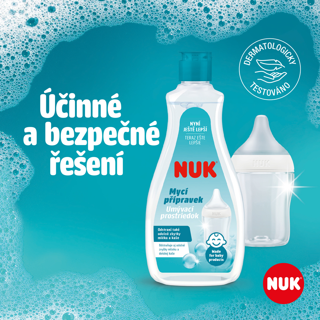 NUK Prostriedok na umývanie fliaš a cumlíkov 500 ml